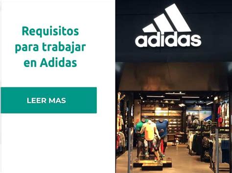 trabaja con nosotros adidas|adidas bolsa de trabajo.